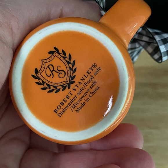 Handcrafted Little Squirrel Scene on Little Demitasse Cup - Picture 12 of 12